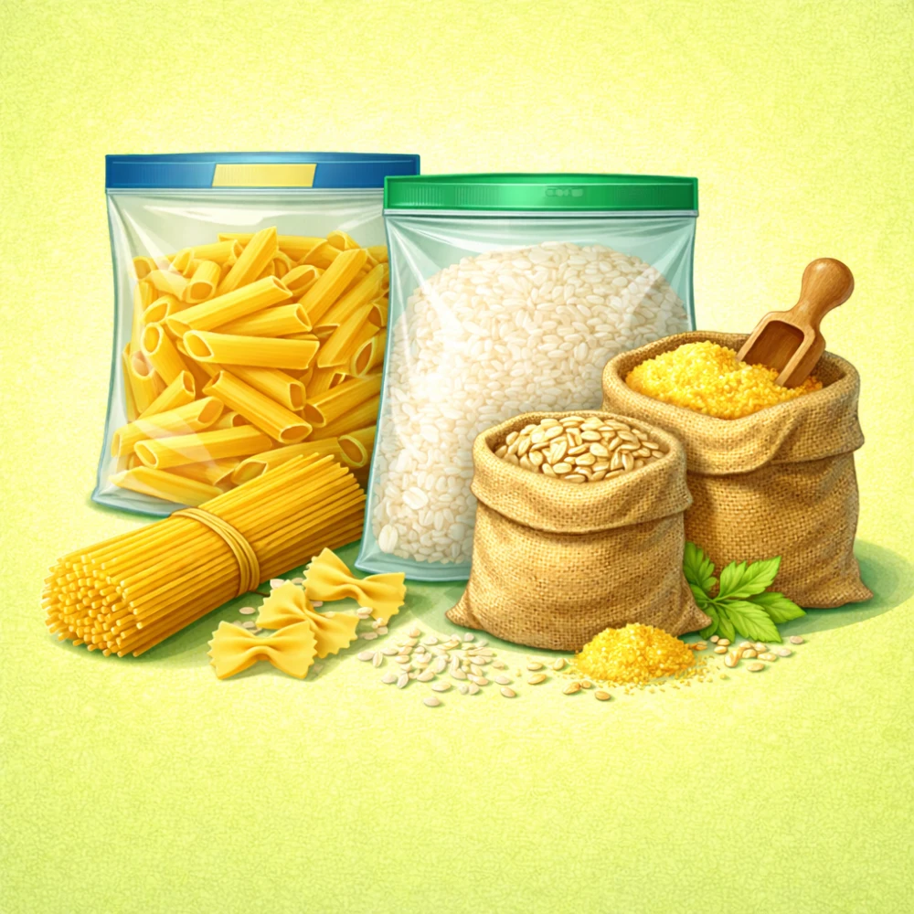 Макароны и крупы