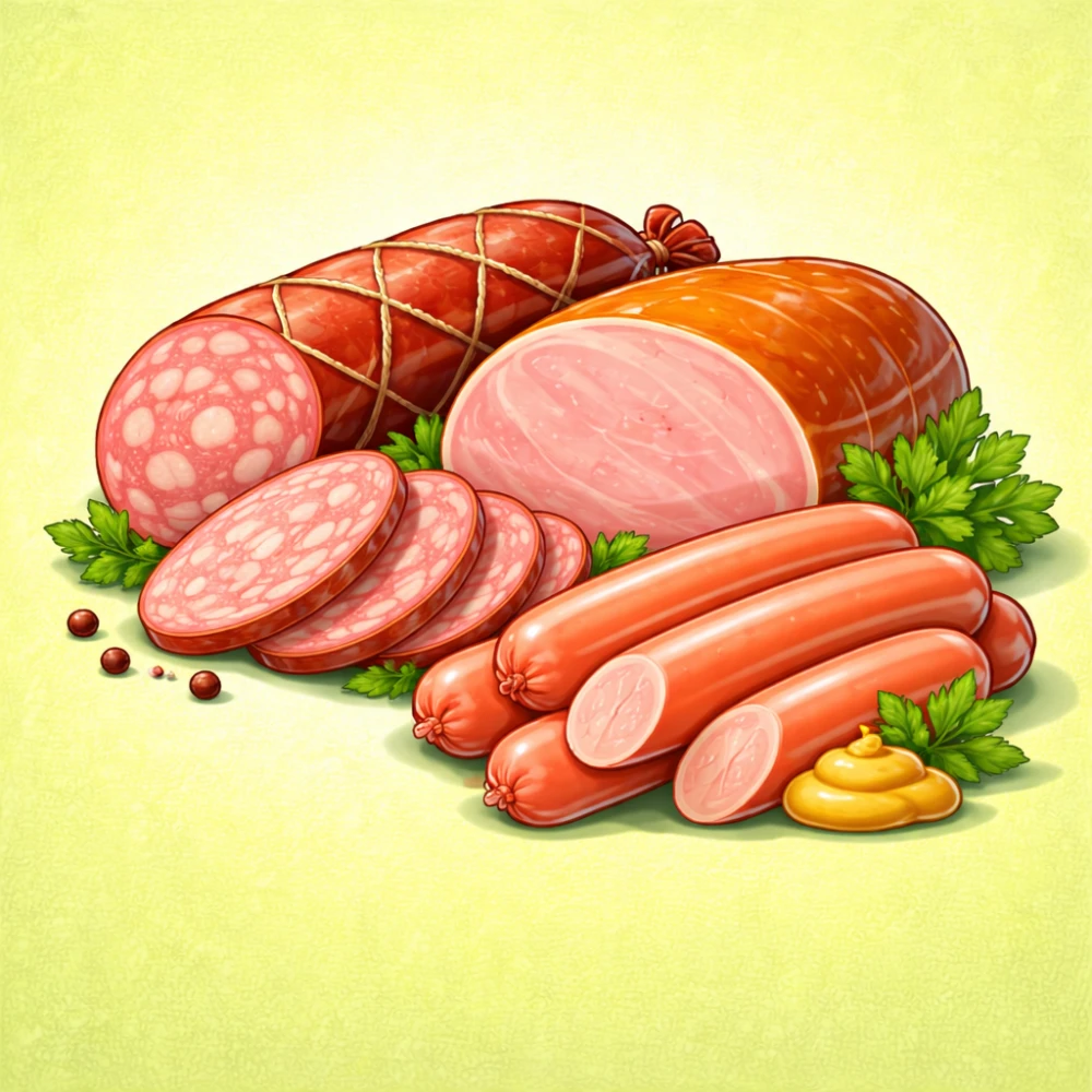 Колбасы и сосиски